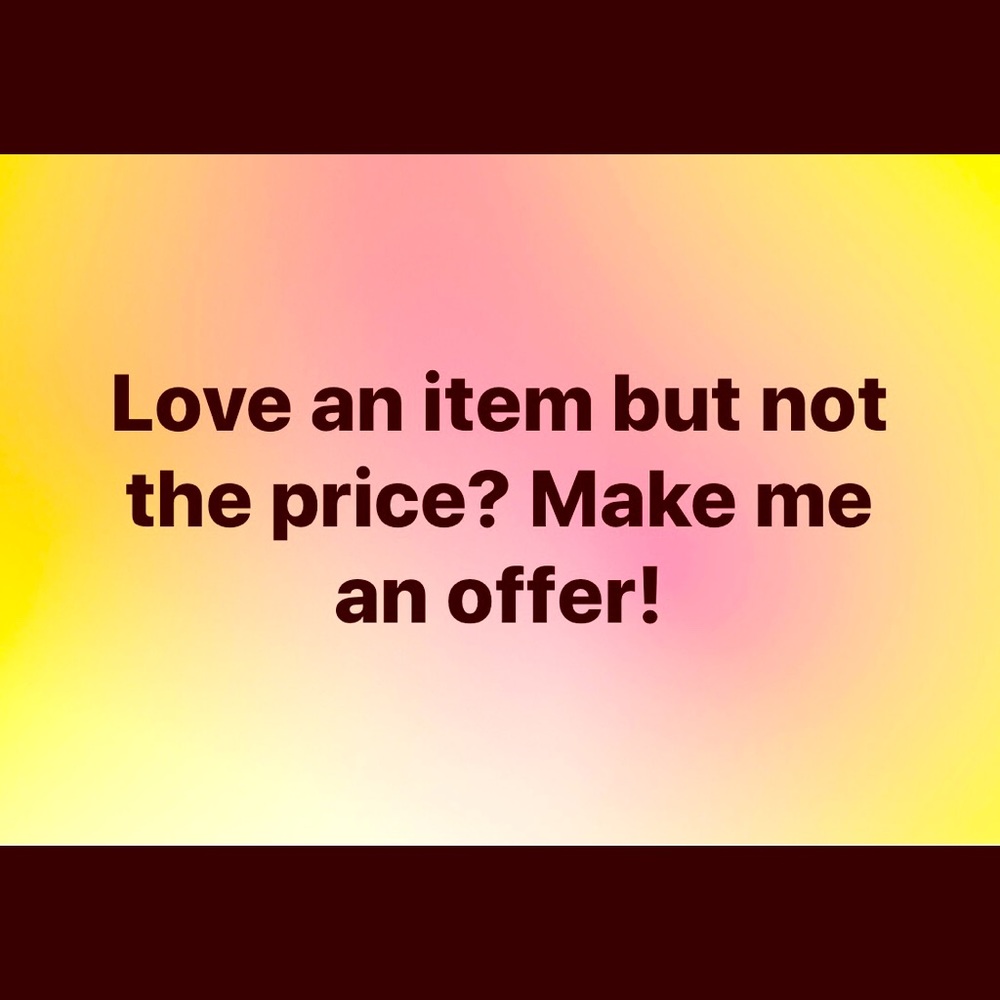 Make me an offer!